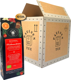 Preview: Bio Früchtetee Weihnachtstee - 10 x 100g