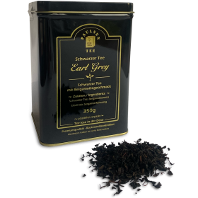 Earl Grey, Paulsen schwarzer Tee mit Bergamotte Aroma 350g in einer für Lebensmittel geeigneten Dose