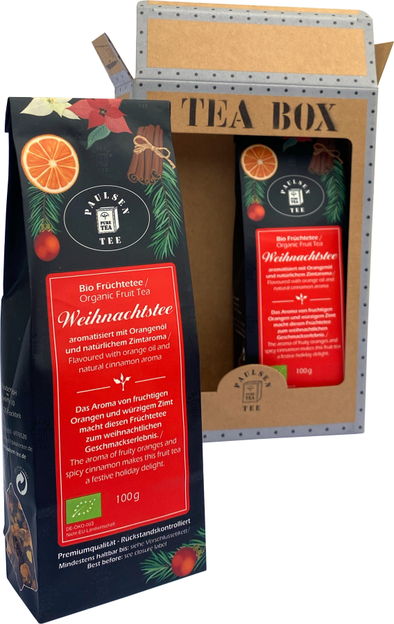 Bio Früchtetee Weihnachtstee Set 2x 100g